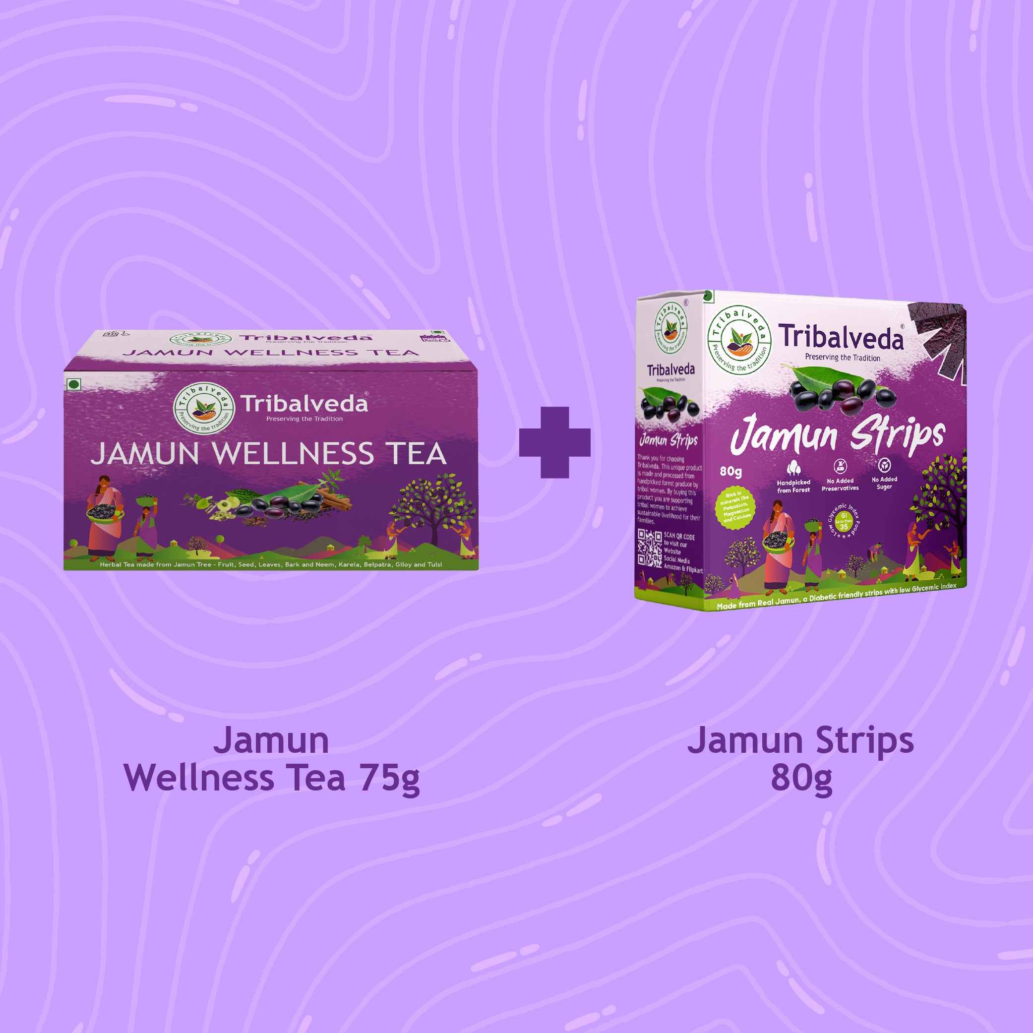 Pack Of Herbal Green Tea And Strip